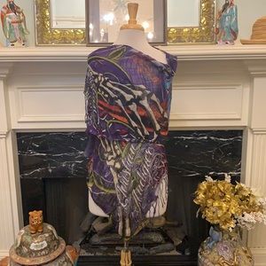 Authentic Christian Audigier tattoo art scarf